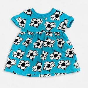 Hanna Andersson Blue Floral Kids Dress